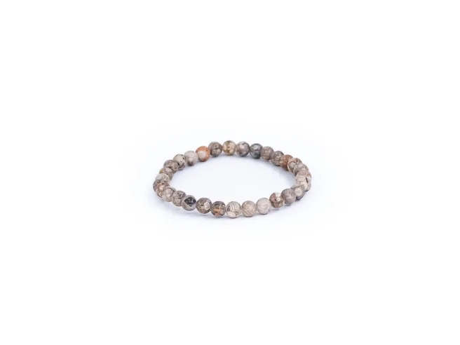 Bracelets en pierre naturelle translucide Agate, corde élastique