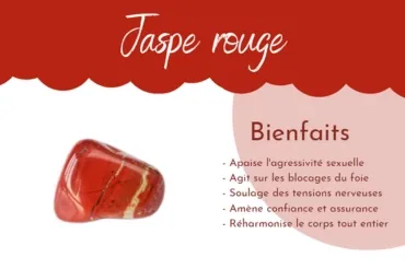 jaspe rouge pierre, les vertus du jaspe rouge