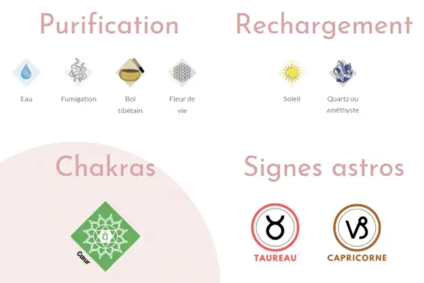 rhodonite signe astrologique, purification et rechargement et chakras