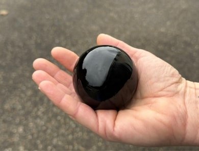 obsidienne noire, sphère de protection